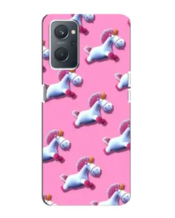 Чохол для OPPO A76 з картинкою «Єдинороги на рожевому»