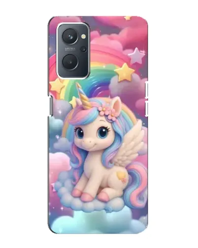 Чехол для OPPO A76 с картинкой «Маленький единорог»