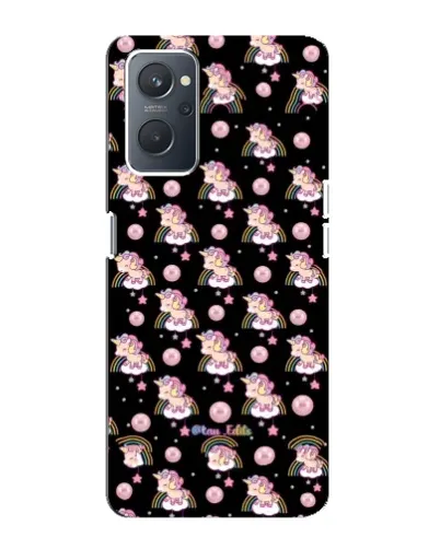 Чехол для OPPO A76 с картинкой «Magic Unicorn паттерн»