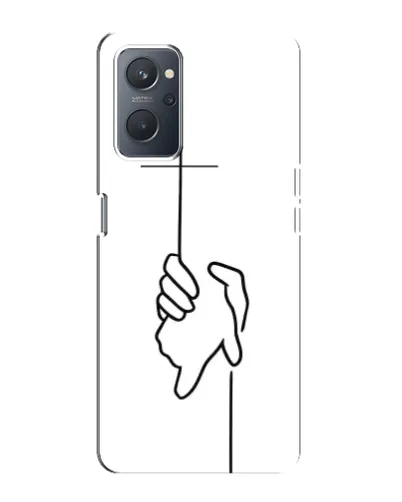 Чехол для OPPO A76 с картинкой «Рука держит»