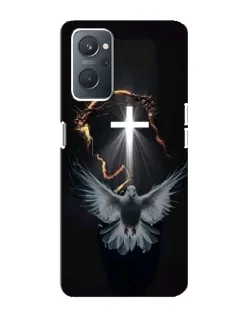Чехол для OPPO A76 с картинкой «Голубь и Свет»