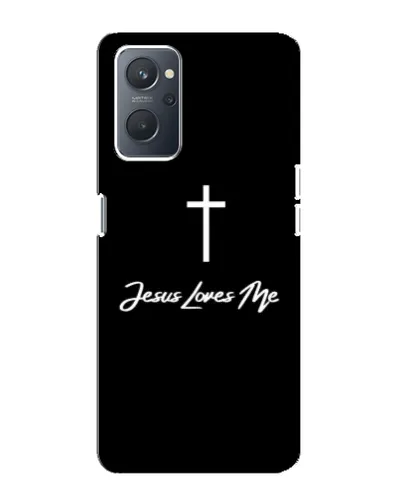Чехол для OPPO A76 с картинкой «Иисус любит тебя»