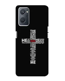 Чехол для OPPO A76 с картинкой «Текстовый крест» Чехол для OPPO A76 с картинкой «Текстовый крест»