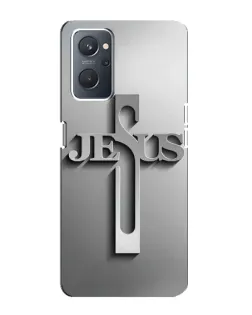 Чехол для OPPO A76 с картинкой «Металлический крест Jesus» Чехол для OPPO A76 с картинкой «Металлический крест Jesus»