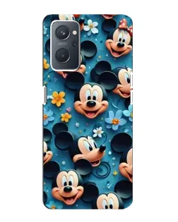 Чохол для OPPO A76 з картинкою «Паттерн Міккі та Мінні»