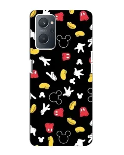 Чохол для OPPO A76 з картинкою «Графічний принт лапок»