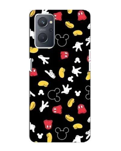 Чохол для OPPO A76 з картинкою «Графічний принт лапок»