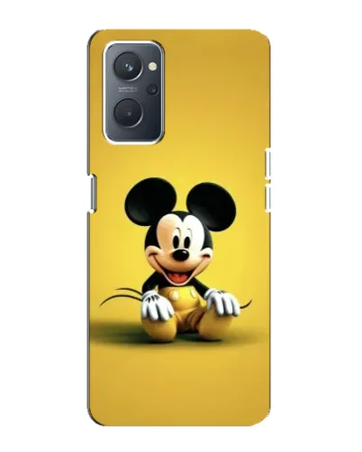 Чохол для OPPO A76 з картинкою «Міккі на жовтому»