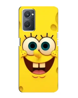 Чехол для OPPO A76 с картинкой «Губка Боб улыбка»