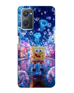 Чехол для OPPO A76 с картинкой «Неоновый океан»