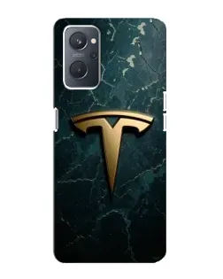 Чохол для OPPO A76 з картинкою «Мармурова Tesla Gold»