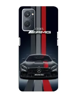 Чохол для OPPO A76 з картинкою «Mercedes — білий карбон»