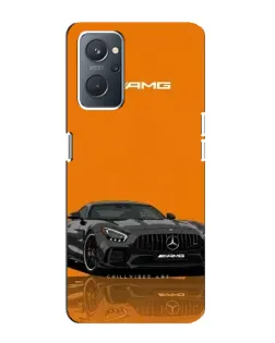 Чохол для OPPO A76 з картинкою «Помаранчевий Mercedes AMG»