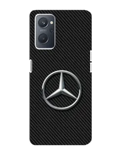 Чехол для OPPO A76 с картинкой «Карбоновый Mercedes стиль»