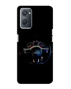 Чохол для OPPO A76 з картинкою «Салон Audi — кермо»