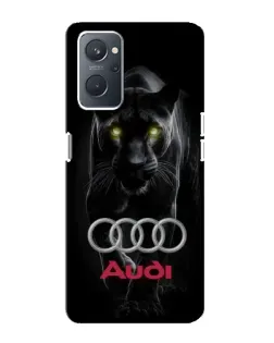 Чохол для OPPO A76 з картинкою «Пантера та Audi»