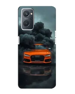 Чохол для OPPO A76 з картинкою «Audi у хмарах диму»