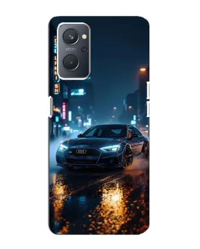 Чохол для OPPO A76 з картинкою «Нічне місто та Audi» Чохол для OPPO A76 з картинкою «Нічне місто та Audi»