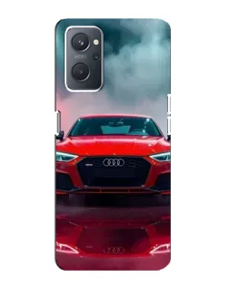 Чохол для OPPO A76 з картинкою «Audi RS — червоний стиль»