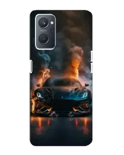 Чохол для OPPO A76 з картинкою «Lamborghini димна естетика»