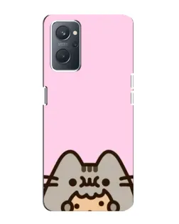 Чехол для OPPO A76 с картинкой «Pusheen и печенье» Чехол для OPPO A76 с картинкой «Pusheen и печенье»
