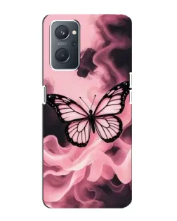 Чехол для OPPO A76 с картинкой «Бабочка в дыму» Чехол для OPPO A76 с картинкой «Бабочка в дыму»