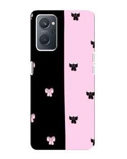 Чехол для OPPO A76 с картинкой «Контрастные банты»