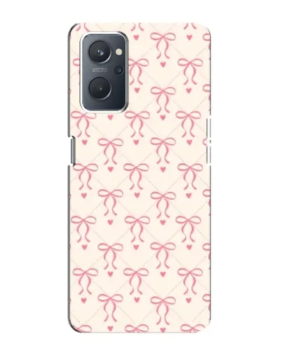 Чехол для OPPO A76 с картинкой «Розовые бантики Coquette»