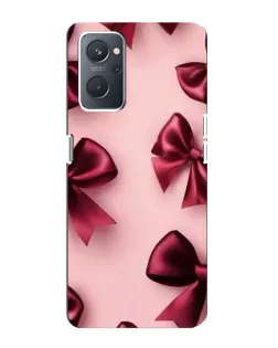 Чехол для OPPO A76 с картинкой «Бордовый атлас»