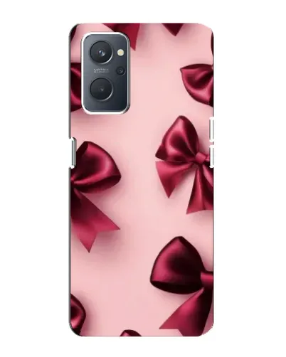 Чехол для OPPO A76 с картинкой «Бордовый атлас»