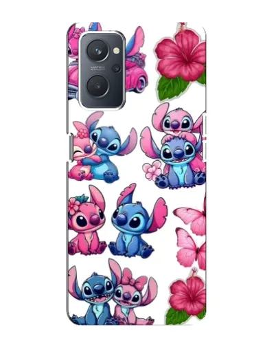 Чехол для OPPO A76 с картинкой «Стикеры Stitch и Angel» Чехол для OPPO A76 с картинкой «Стикеры Stitch и Angel»