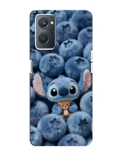 Чехол для OPPO A76 с картинкой «Стич и голубика» Чехол для OPPO A76 с картинкой «Стич и голубика»