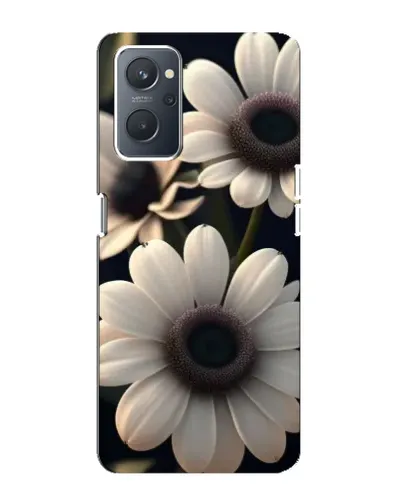 Чехол для OPPO A76 с картинкой «Белые маргаритки макро»