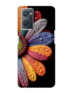 Чехол для OPPO A76 с картинкой «Радужный цветок»