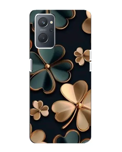 Чехол для OPPO A76 с картинкой «Клевер в золоте»