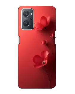 Чехол для OPPO A76 с картинкой «Маковые соцветия»