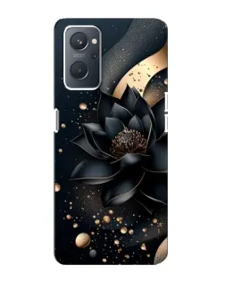 Чехол для OPPO A76 с картинкой «Черный лотос»