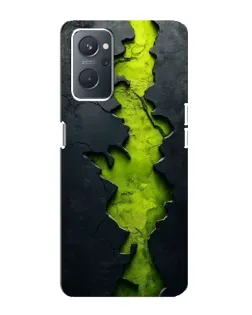 Чехол для OPPO A76 с картинкой «Салатовый разлом скалы» Чехол для OPPO A76 с картинкой «Салатовый разлом скалы»