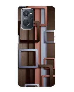 Чехол для OPPO A76 с картинкой «Коричневые объемные квадраты» Чехол для OPPO A76 с картинкой «Коричневые объемные квадраты»