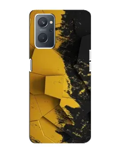 Чехол для OPPO A76 с картинкой «Золотые осколки геометрии»