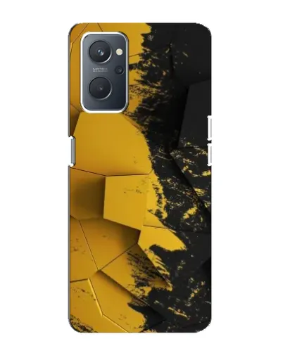 Чехол для OPPO A76 с картинкой «Золотые осколки геометрии»