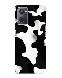 Чехол для OPPO A76 с картинкой «Черно-белое пятно»