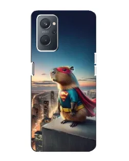 Чехол для OPPO A76 с картинкой «Капи-мен супергерой»