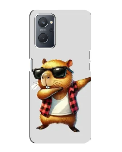Чехол для OPPO A76 с картинкой «Капибара рэпер даб»