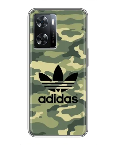 Чехол для OPPO A77 с картинкой «Милитари стиль Adidas»