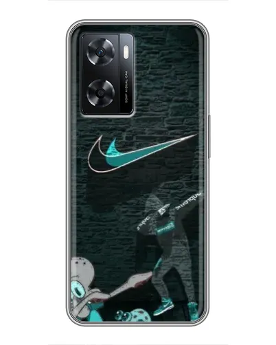 Чехол для OPPO A77 с картинкой «Спортивный арт Nike»