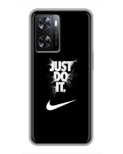 Чехол для OPPO A77 с картинкой «Текстовый принт Nike» Чехол для OPPO A77 с картинкой «Текстовый принт Nike»