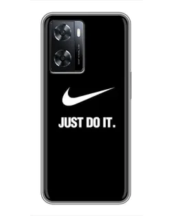 Чехол для OPPO A77 с картинкой «Классический принт Nike» Чехол для OPPO A77 с картинкой «Классический принт Nike»