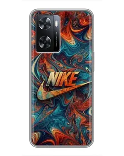 Чехол для OPPO A77 с картинкой «Nike в абстракции» Чехол для OPPO A77 с картинкой «Nike в абстракции»