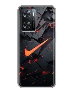 Чехол для OPPO A77 с картинкой «Nike — эффект разломов» Чехол для OPPO A77 с картинкой «Nike — эффект разломов»